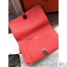 High Quality Hermes Dogon Wallet In Rose Jaipur Leather