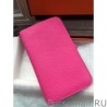 Top Hermes Dogon Wallet In Rose Tyrien Leather