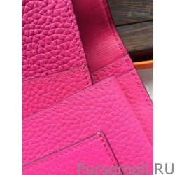 Top Hermes Dogon Wallet In Rose Tyrien Leather