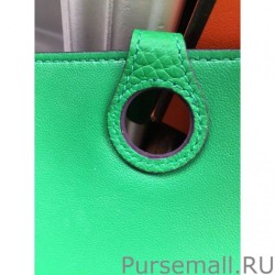 1:1 Mirror Hermes Dogon Wallet In Vert Leather