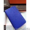 Replica Hermes Dogon Wallet In Electric Blue Leather