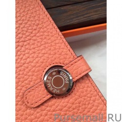 Best Hermes Dogon Wallet In Crevette Leather