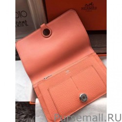 Best Hermes Dogon Wallet In Crevette Leather