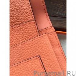 Best Hermes Dogon Wallet In Crevette Leather