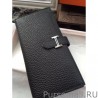 Wholesale Hermes Bearn Wallet In Black Leather