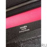 Best Hermes Bicolor Bearn Wallet In Red Epsom Leather