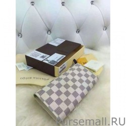 Best Sarah Wallet Damier Azur Canvas N63208