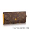 7 Star Monogram Canvas Emilie Wallet M60698