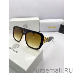 Luxury Versace Sunglass 4457 Black /Brown