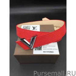 Fashion Essential V 30mm Epi Leather Belt M9022W
