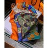 Replicas Hermes Silk cashmere 140 x 140cm Orange