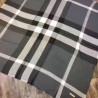 Inspired Lightweight Check Modal and Wool Square Scarf Blue