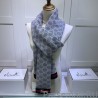 1:1 Mirror cashmere jacquard scarf 30 x 190 Gray