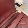 Designer Chain Infinity Clutch With Chain Woc AP0732 Claret