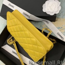 Replica Chain Infinity Clutch With Chain Woc AP0732 Yellow