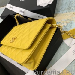 Replica Chain Infinity Clutch With Chain Woc AP0732 Yellow