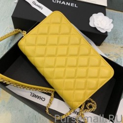 Replica Chain Infinity Clutch With Chain Woc AP0732 Yellow