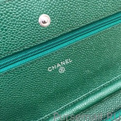 Top Quality Clacci Grained Calfskin Woc Bag A33814 Green