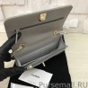 Top Quality Classic Flap Charms Wallet Woc A33814 Gray