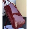 Replica Dior Lady Dior Medium Patent Leather Handbag Mauve