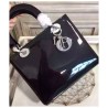 Perfect Lady Dior Patent Bag Black