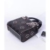 Luxury Christian Dior Lady Dior supple bag in calfskin leather Black
