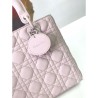 Perfect Christian Dior Lady Dior Ultra-Matte Bag Pink