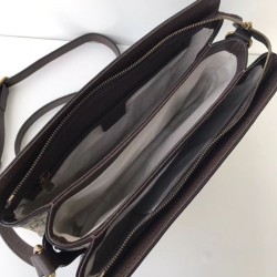 Wholesale GG Supreme Medium Shoulder Bag 523354 Brown