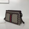 Wholesale GG Supreme Medium Shoulder Bag 523354 Brown