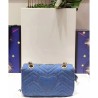 AAA+ GG Marmont Denim Mini Bag 446744 Blue