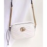 High Quality GG Marmont Matelasse Mini Bag 448065 White