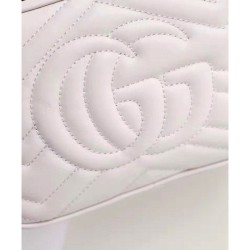High Quality GG Marmont Matelasse Mini Bag 448065 White