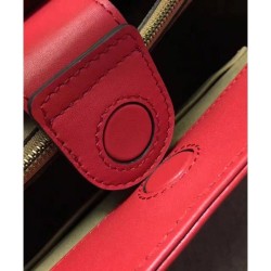 Top Quality GG Marmont Matelasse Top Handle Bag 443505 Red