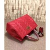 Top Quality GG Marmont Matelasse Top Handle Bag 443505 Red
