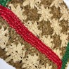 Replica GG Marmont Raffia Small Shoulder Bag 574433 Red / Green