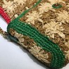 Replica GG Marmont Raffia Small Shoulder Bag 574433 Red / Green