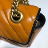 Luxury GG Marmont Small Shoulder Bag 443497 Orange