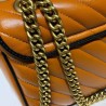 Luxury GG Marmont Small Shoulder Bag 443497 Orange