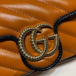 Perfect GG Marmont Super Mini Bag 574969 Orange