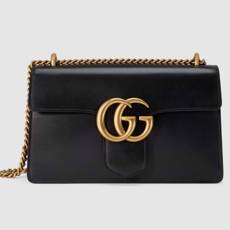 Luxury Gucci GG Marmont Leather Shoulder Bags 431777 CDZ0T 1000