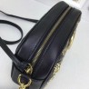 High Quality GG Marmont Matelassé Animal Shoulder Bag 447632 Black