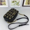 High Quality GG Marmont Matelassé Animal Shoulder Bag 447632 Black