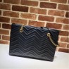 AAA+ GG Marmont Matelassé Medium Tote 524578 Black