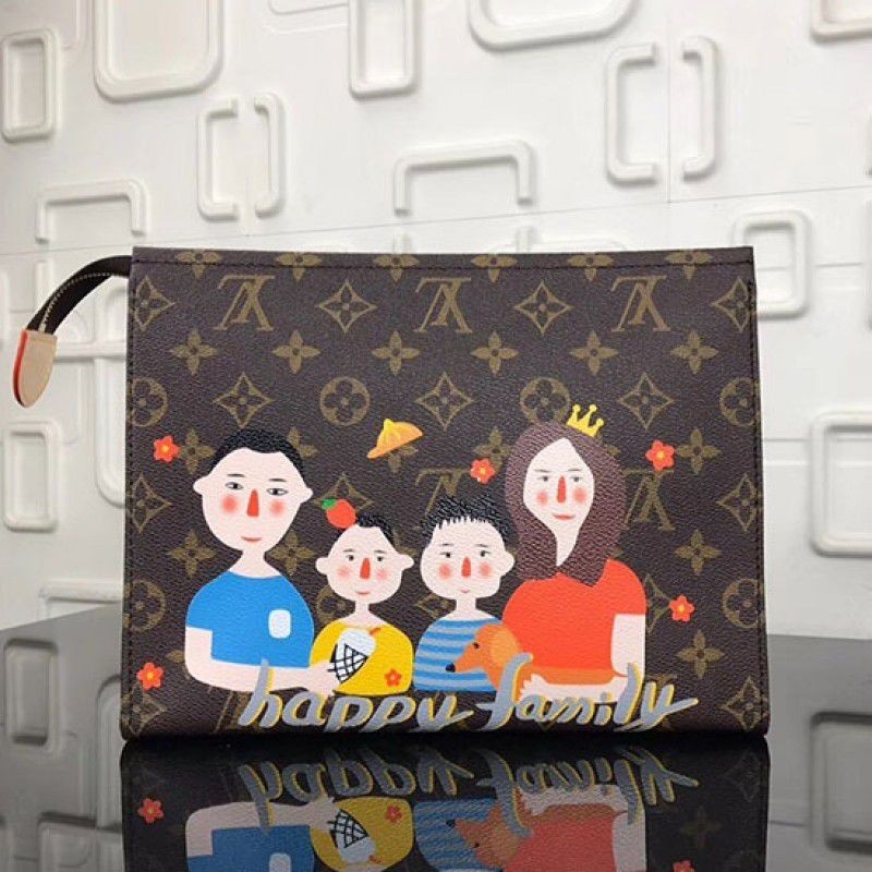 High Quality Family Print Pochette Voyage MM M61692