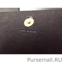 Replicas Saint Laurent Medium Satchel Bag In Black Crocodile Calfskin