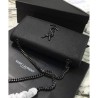 Luxury YSL Classic Medium KATE Monogram SAINT LAURENT Satchel Black