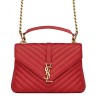 Replicas YSL Classic Medium Monogram Saint Lauren College Bag Red