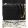 Cheap YSL Large Monogram Satchel Black