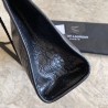 Copy YSL Saint Lauren Niki Medium Shopping Bag Crocodile Black