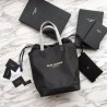 Copy YSL Saint Lauren Shopping Tote Bags Black